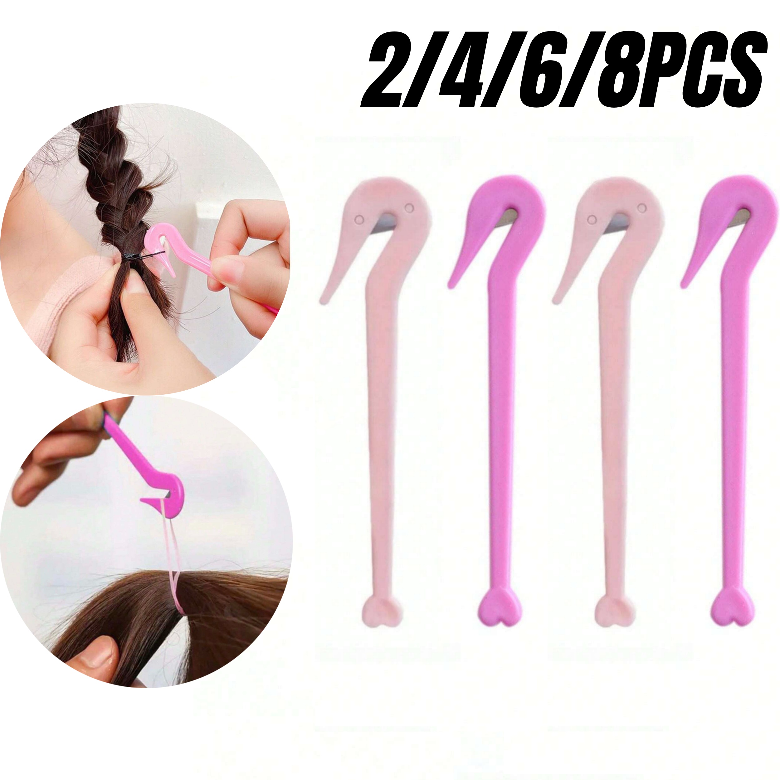 Women Accessories Clearance - 2/4/6/8Pcs Disposable Elastic Hair Band Cutter