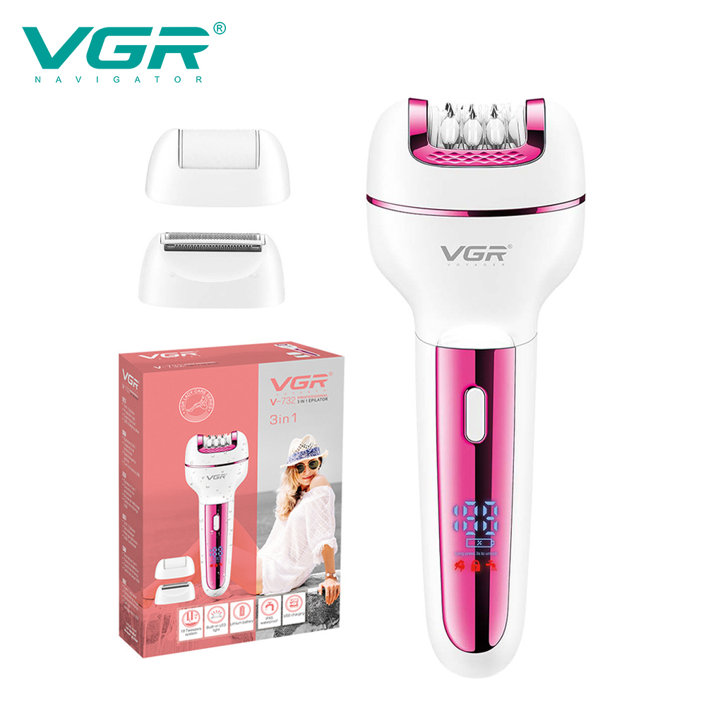 Women Accessories Clearance - VGR 732 Original 3in1 Epilator Women