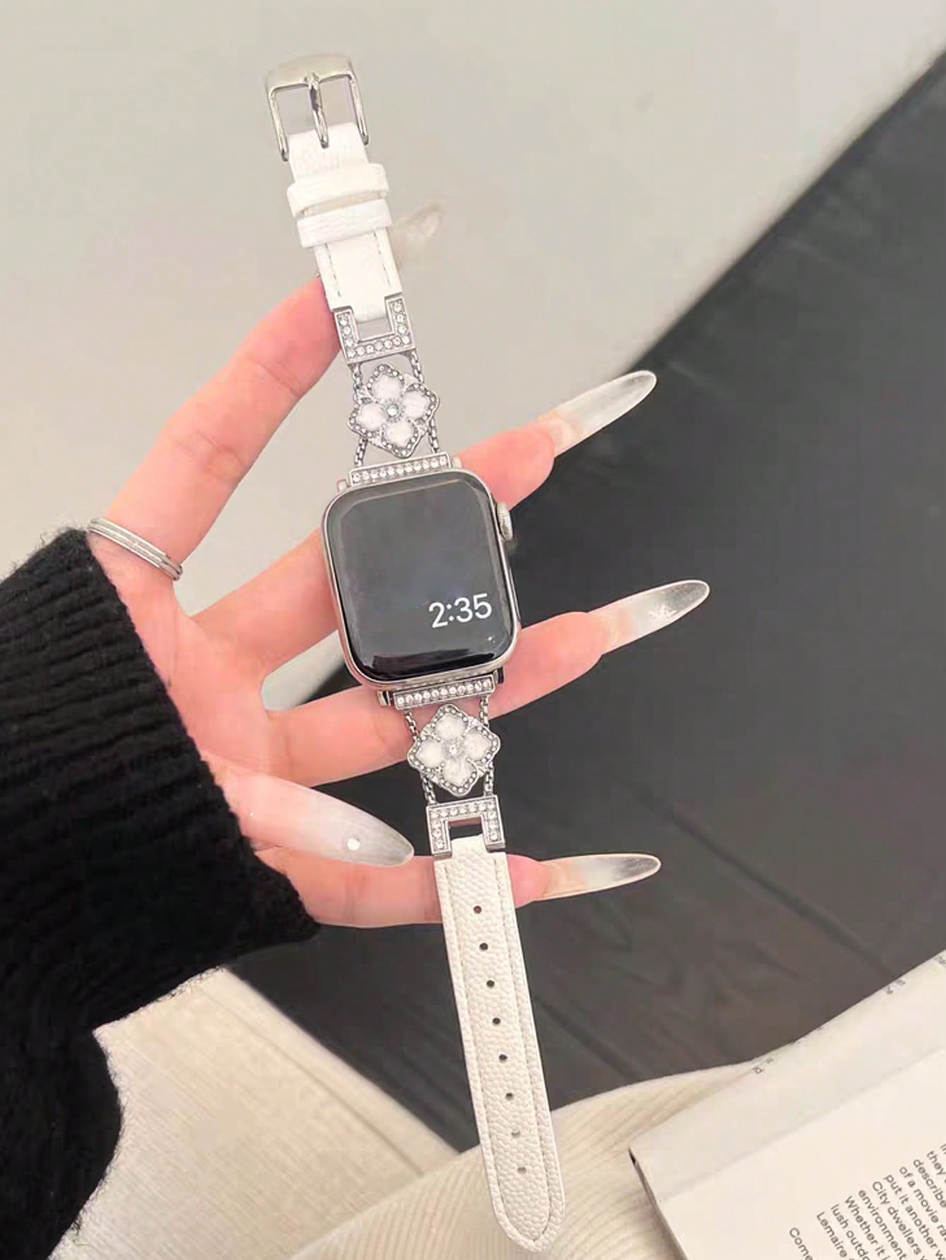 1pc New Women's White Genuine  - Women'S Accessories To Wear With Watch ulasan dan harga