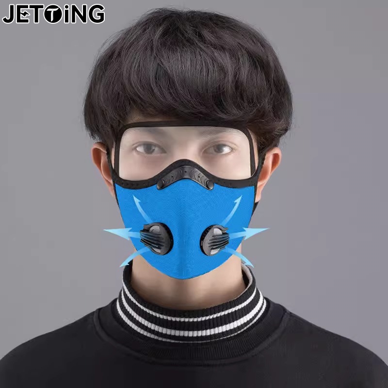 Cycling Face Mask With Filter  - Women Accessories Clearance ulasan dan harga