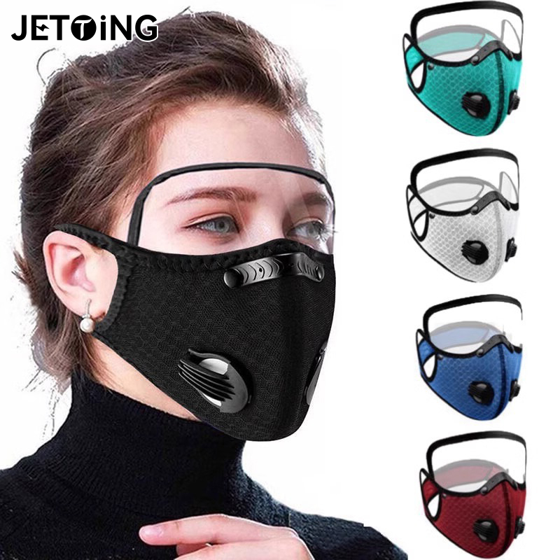 Cycling Face Mask With Filter  - Women Accessories Clearance ulasan dan harga
