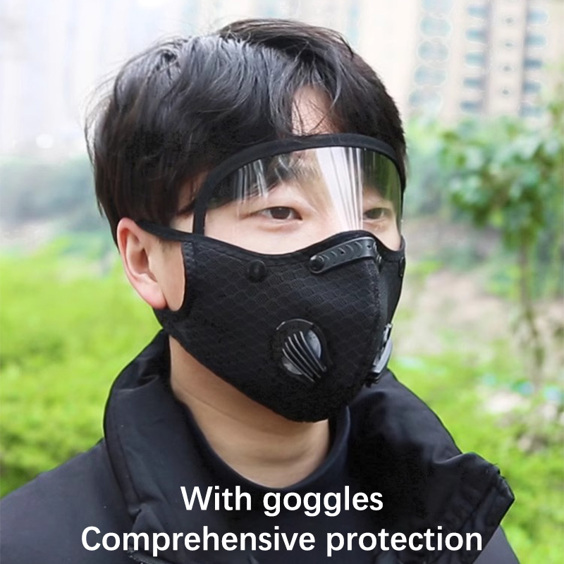 Cycling Face Mask With Filter  - Women Accessories Clearance ulasan dan harga
