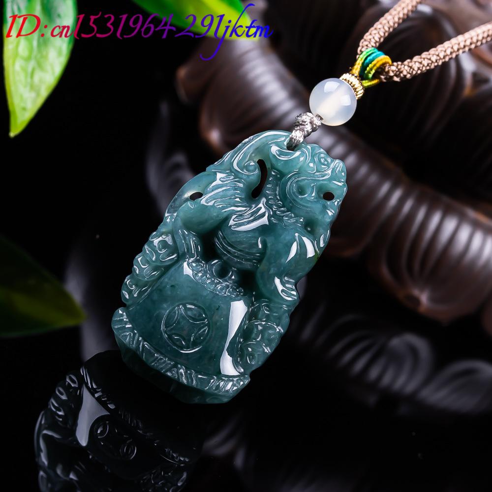 Burmese Jadeite Pixiu Pendant  - Women Accessories Gift ulasan dan harga
