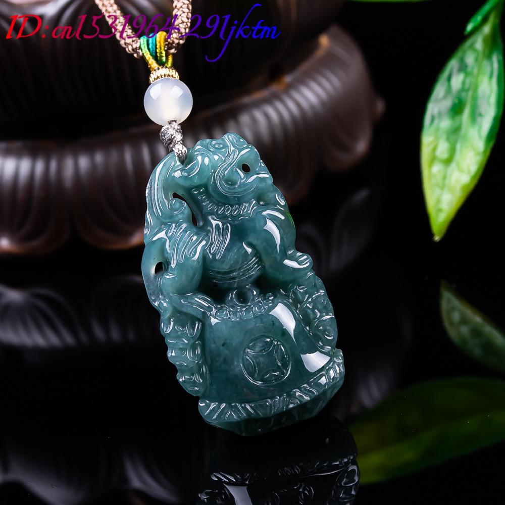 Burmese Jadeite Pixiu Pendant  - Women Accessories Gift ulasan dan harga