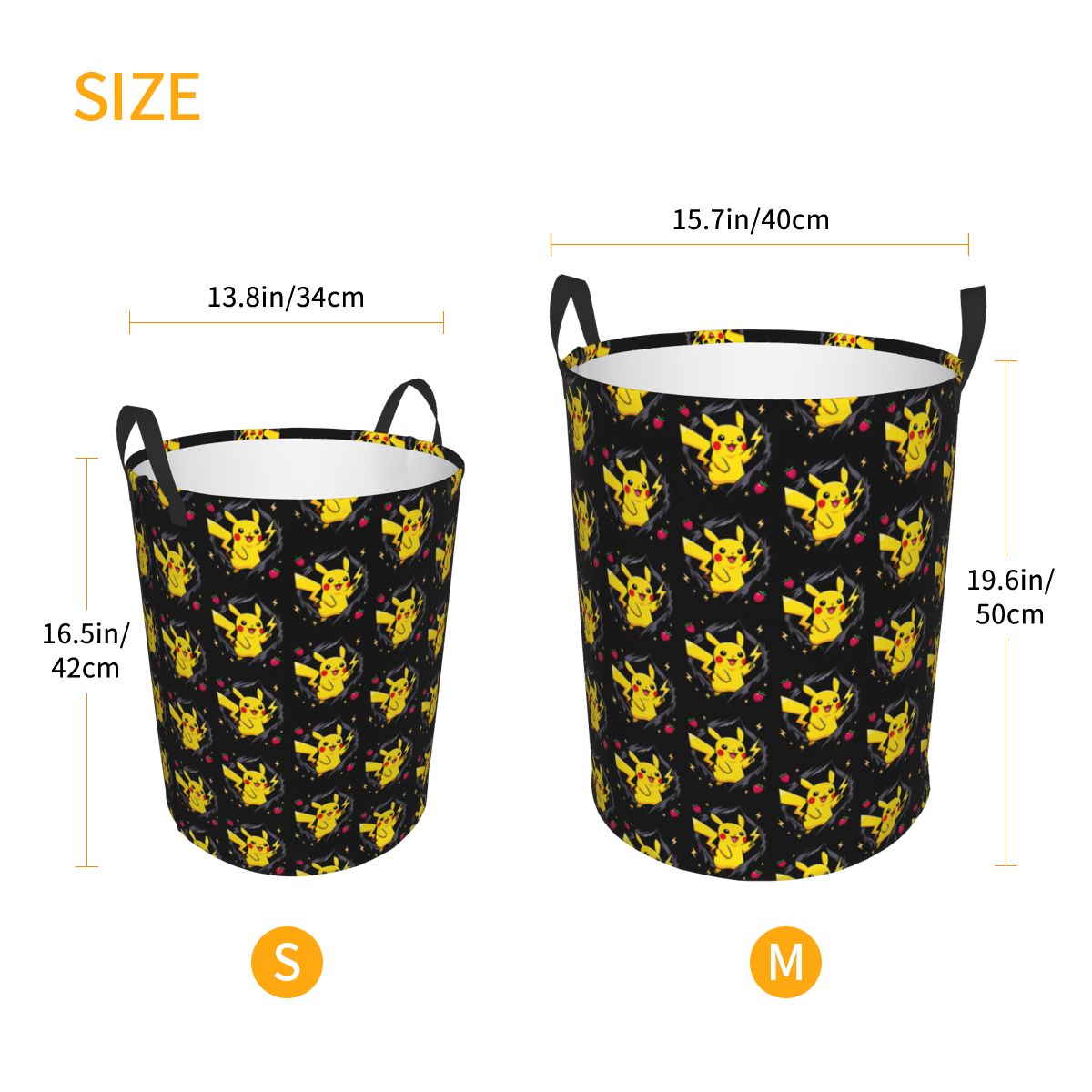 Pikachu Pokemon Cartoon Laundr - Women Accessories Hamper ulasan dan harga