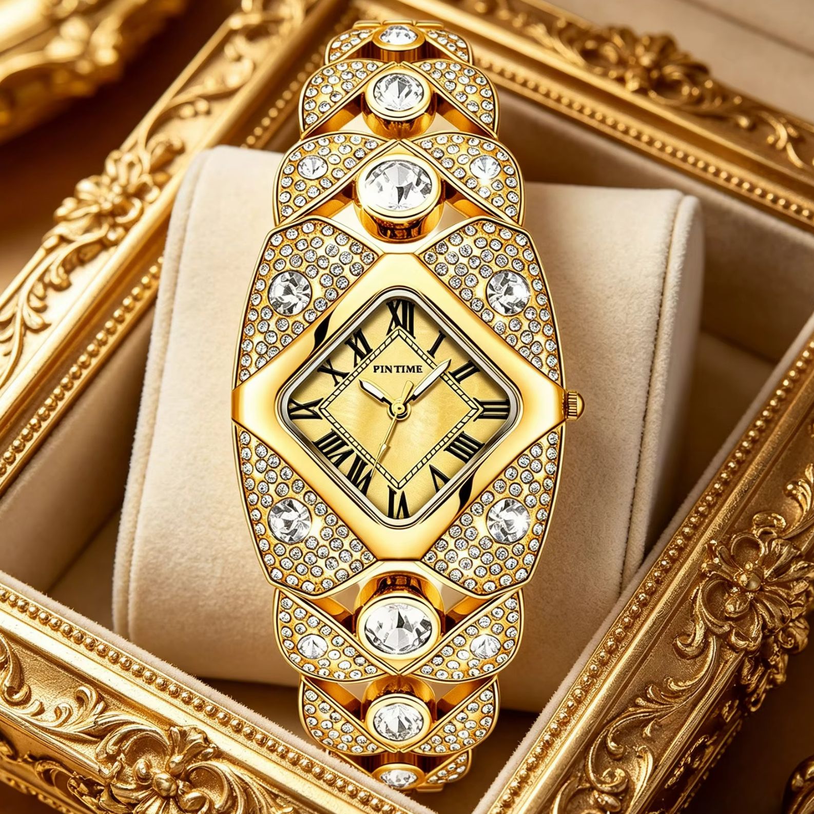Fashion Full Diamond Watch Lad - Women'S Accessories To Wear With Watch ulasan dan harga
