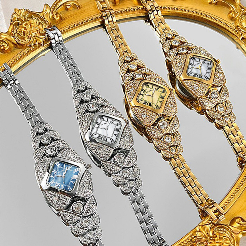 Fashion Full Diamond Watch Lad - Women'S Accessories To Wear With Watch ulasan dan harga