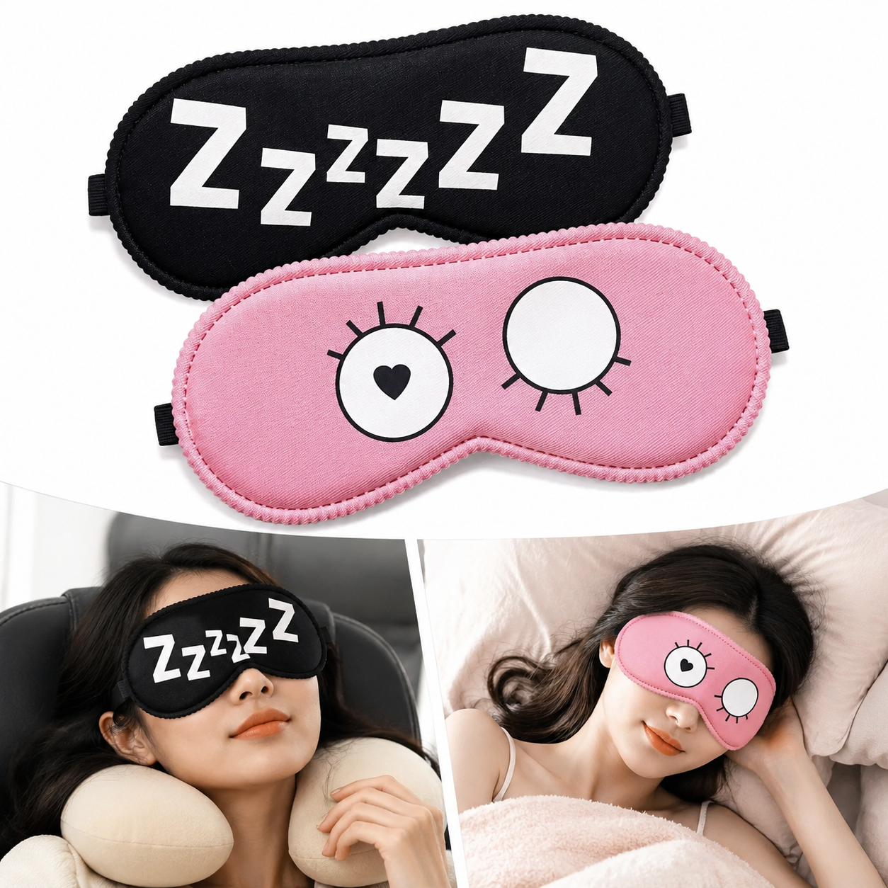 Cartoon Eye Mask. Students Wea - Women Accessories Gift ulasan dan harga