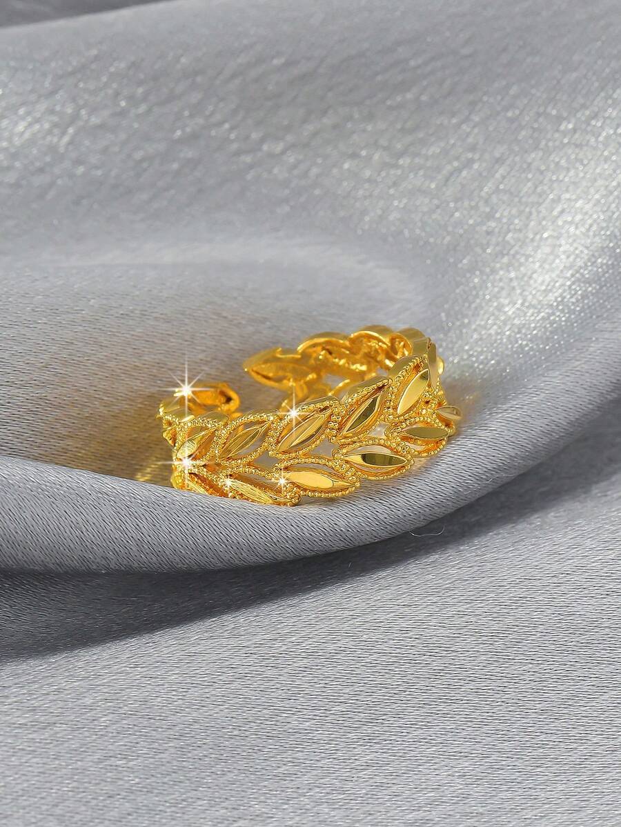 Elegant Hollow Leaf And Wheat  - Women'S Accessories To Wear With Watch ulasan dan harga