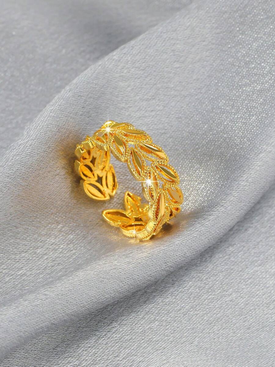 Elegant Hollow Leaf And Wheat  - Women'S Accessories To Wear With Watch ulasan dan harga