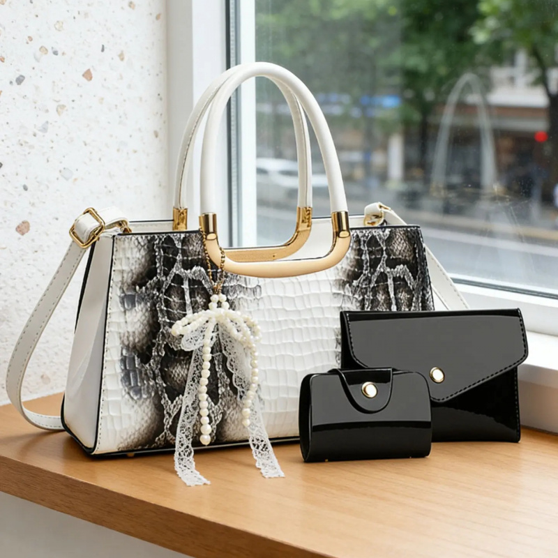 Women's Handbag Set, Crocodile - Women Accessories Gift ulasan dan harga