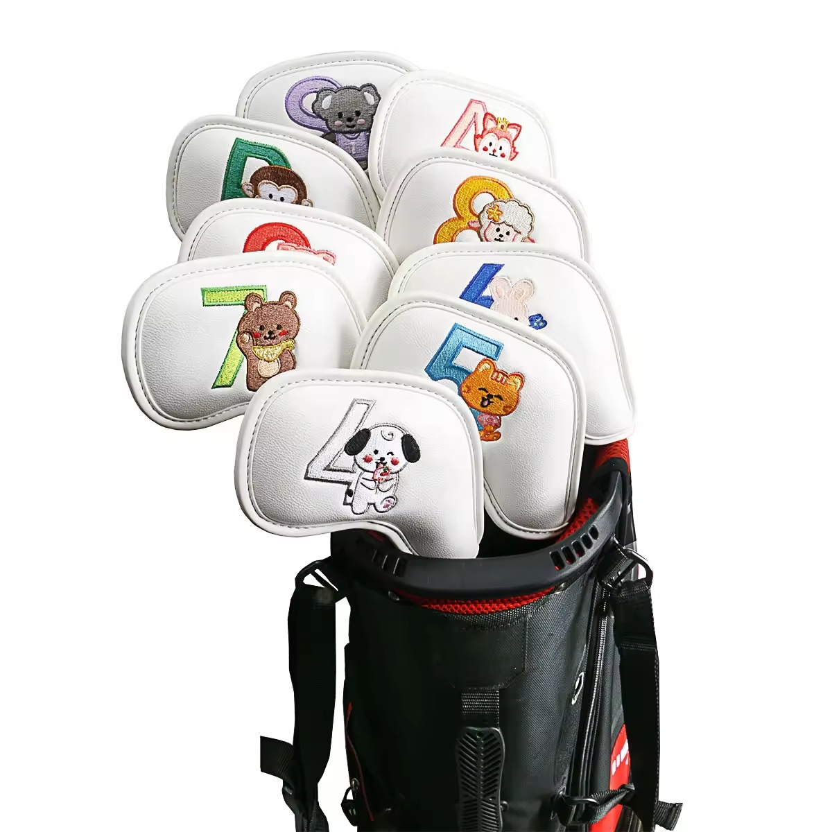 9Pcs Cute Cartoon Animal Golf  - Women Accessories Gift ulasan dan harga