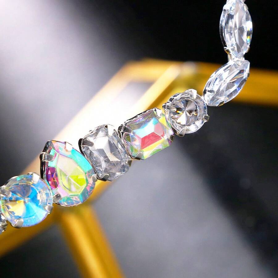 Crystal Rhinestone Face Decora - Women'S Accessories To Wear With Watch ulasan dan harga