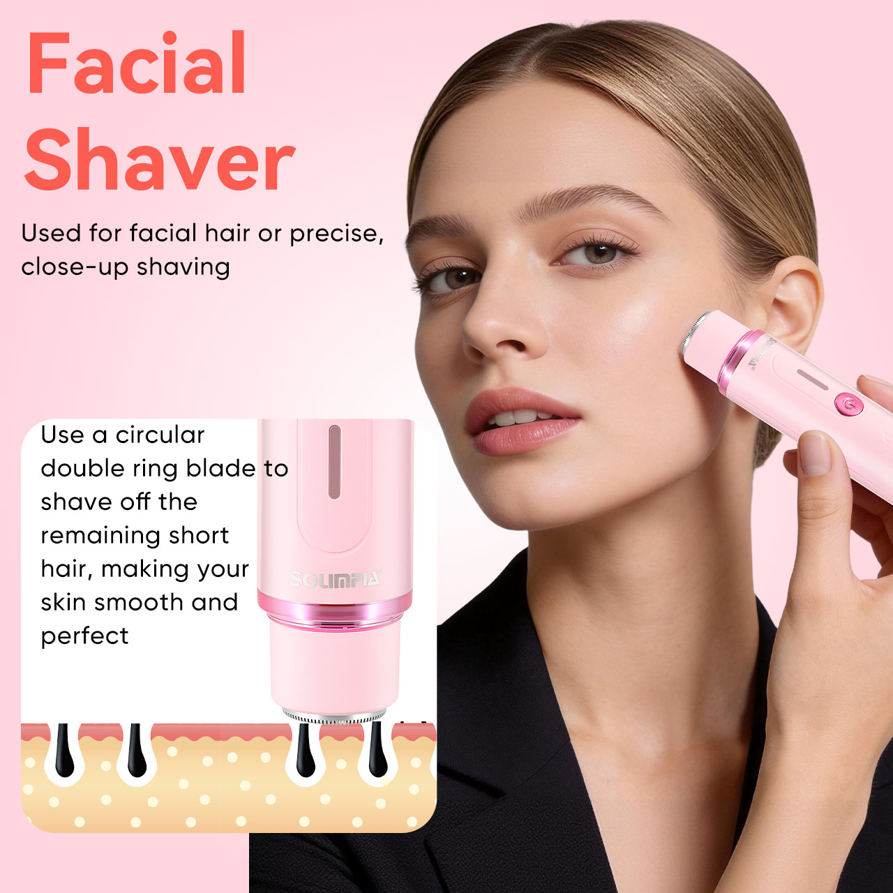Solimpia Electric Hair Remover - Women Accessories Clearance ulasan dan harga
