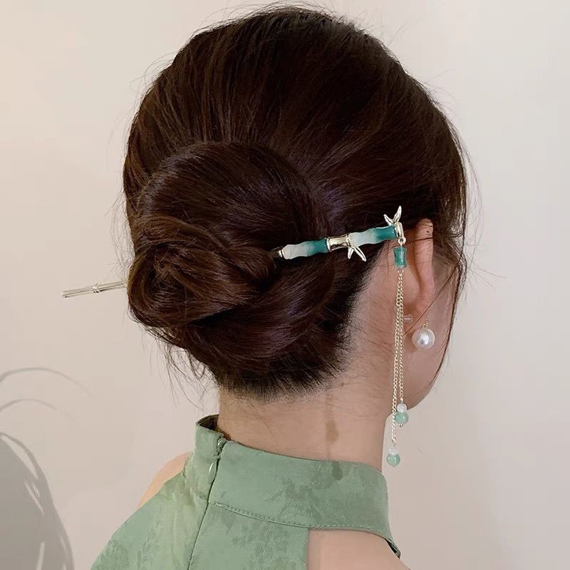 1pc Elegant Chinese Style Gree - Women Accessories Shop Design ulasan dan harga