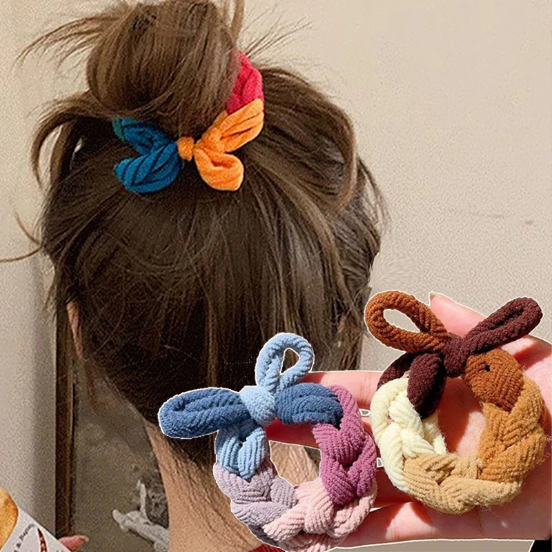 Colorful Hand-Woven Hair Rope  - Women Accessories Shop Design ulasan dan harga